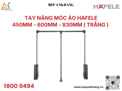 Tay nâng móc áo Hafele 805.11.753 - 600mm ( Trắng )